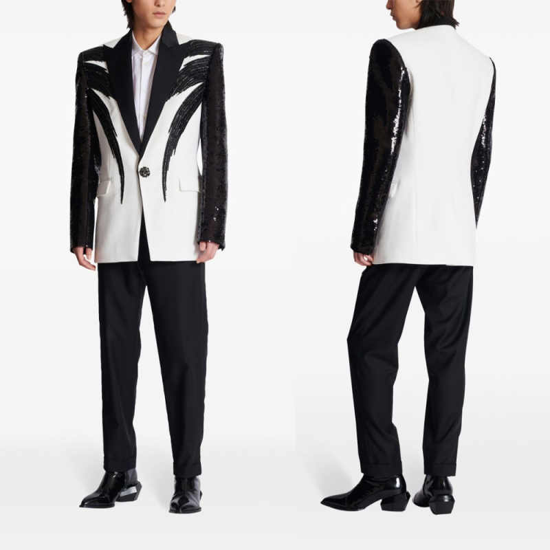 Wool Suit Jacket - Fashion Mens Suits 2 Pieces Jacket