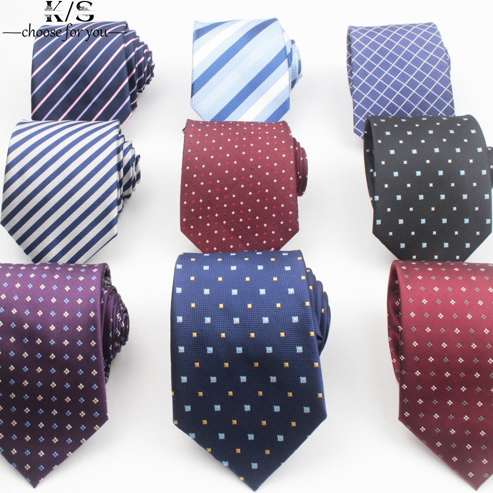 Men's Tie 8cm Stripe Dot Neckt - مراجعة Men'S Formal Wear Ties وسعره