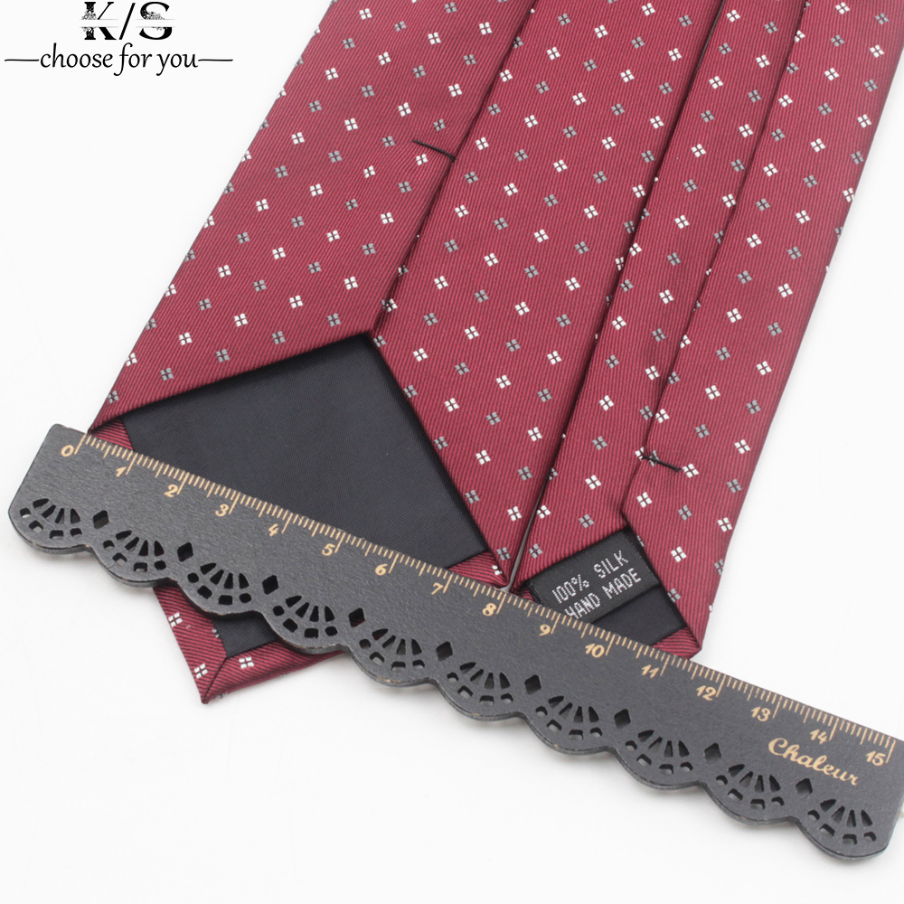 Men's Tie 8cm Stripe Dot Neckt - مراجعة Men'S Formal Wear Ties وسعره