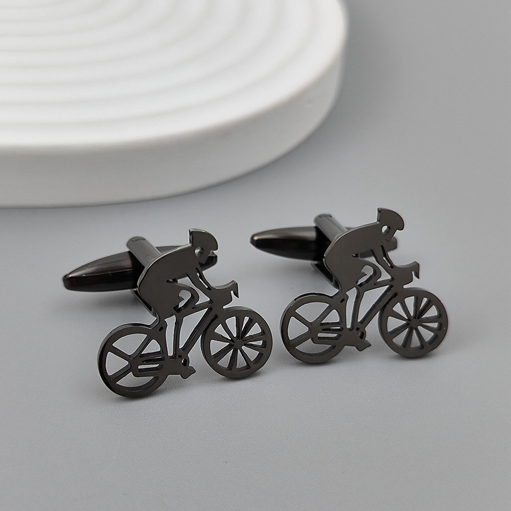 Bicycle racer gold-plated cuff - مراجعة Men'S Formal Wear Ties وسعره