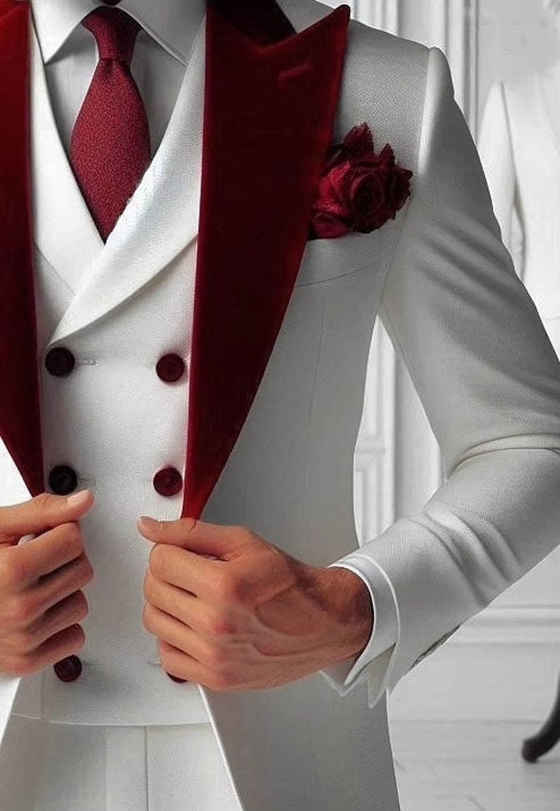 Formal Man Tuxedos Velvet Coll - مراجعة Men'S Formal Wear For Graduation وسعره
