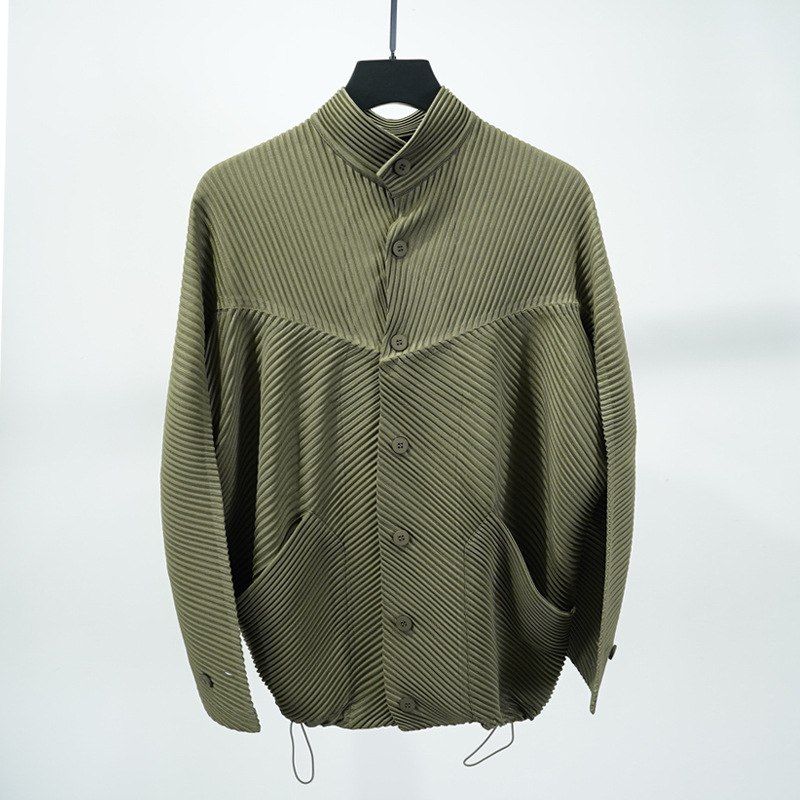 Miyake Pleated 2025 Autumn Men - مراجعة Wool Suit Jacket وسعره