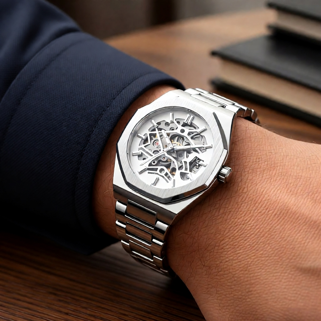 FORSINING Skeleton Mechanical  - مراجعة Men'S Formal Wear Watches وسعره