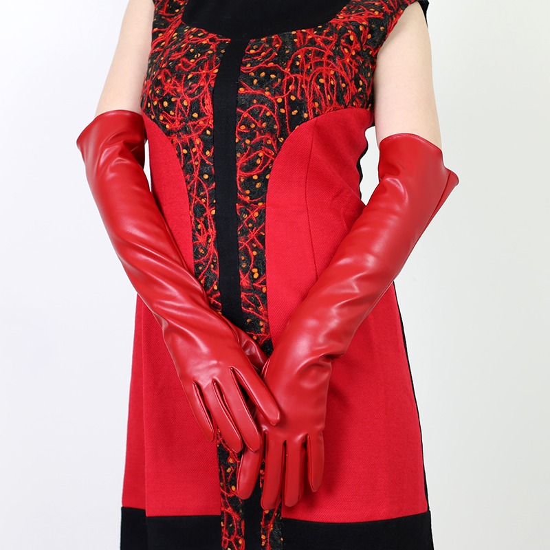 Women's Fashion Sexy Wide Slee - مراجعة Formal Glove Leather وسعره