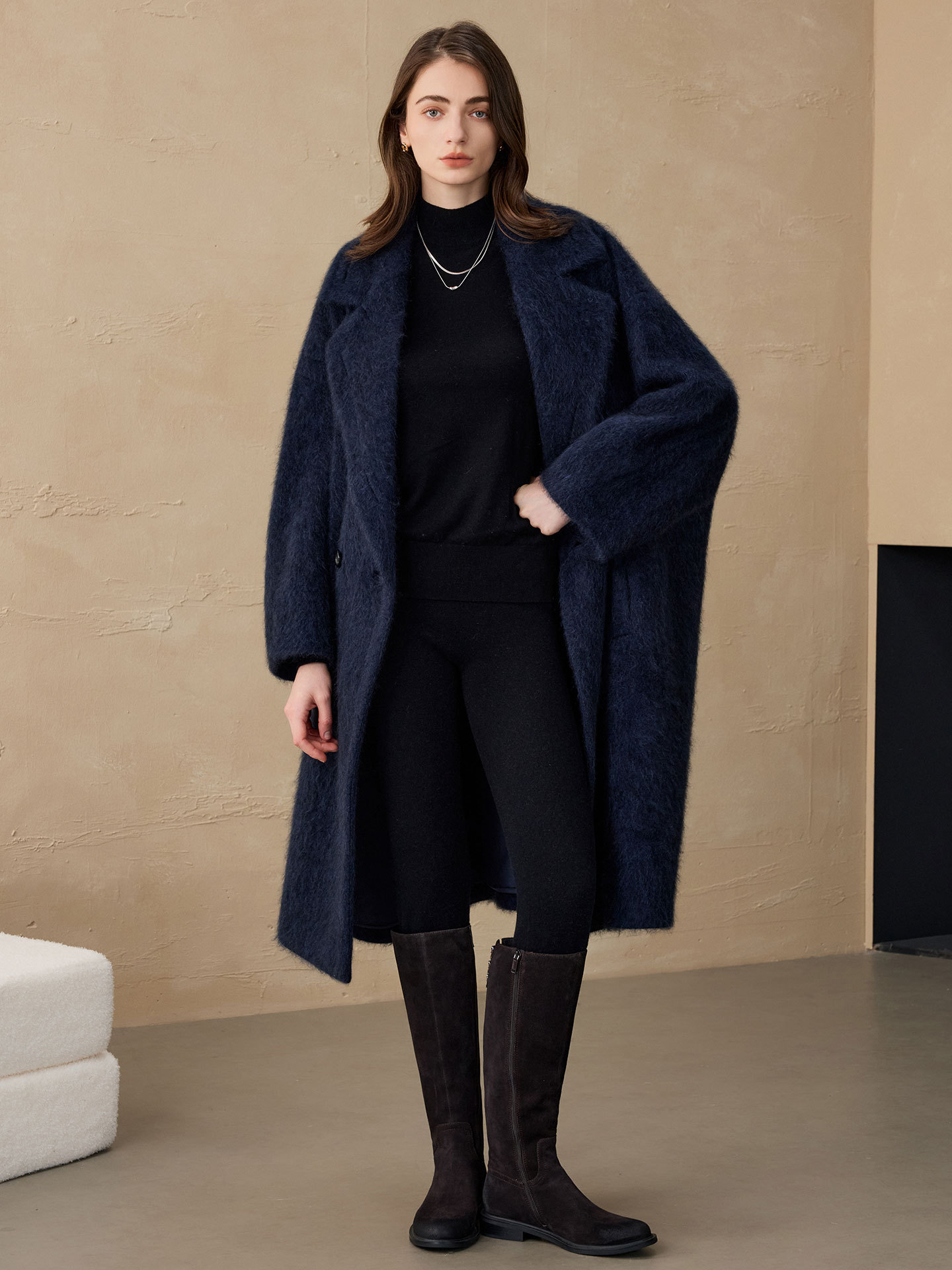Allingentle Women's Blazer Woo - مراجعة Wool Suit Jacket وسعره