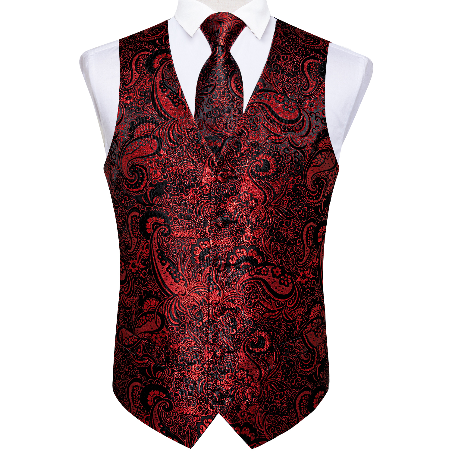 New Men's Vests Formal Dress S - مراجعة Formal Vest Waistcoat وسعره
