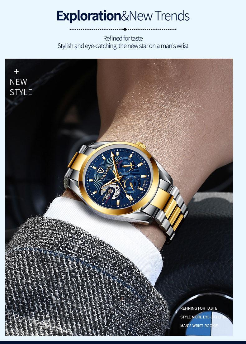 TEVISE men's watch - a busines - مراجعة Men'S Formal Wear Watches وسعره