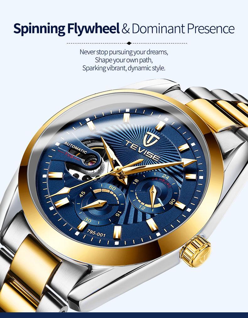 TEVISE men's watch - a busines - مراجعة Men'S Formal Wear Watches وسعره