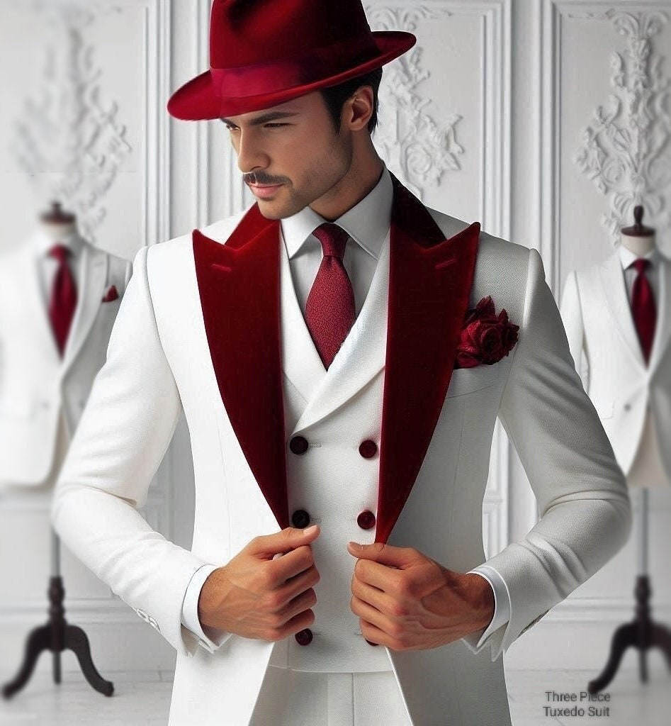 Formal Man Tuxedos Velvet 3 Pc - مراجعة Men'S Formal Wear For Graduation وسعره
