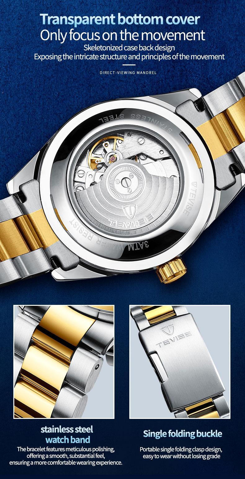 TEVISE men's watch - a busines - مراجعة Men'S Formal Wear Watches وسعره