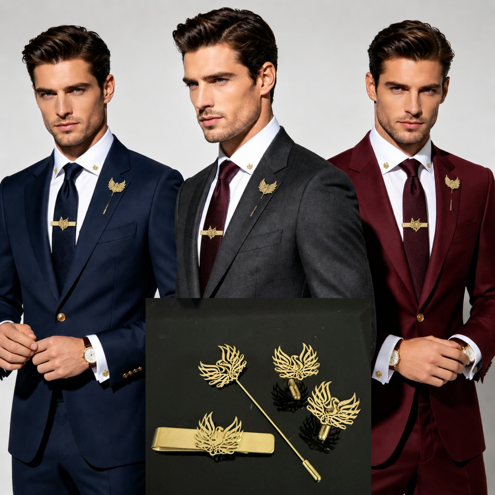 Custom Cufflink Tie Set Bar Pe - مراجعة Men'S Formal Wear Ties وسعره