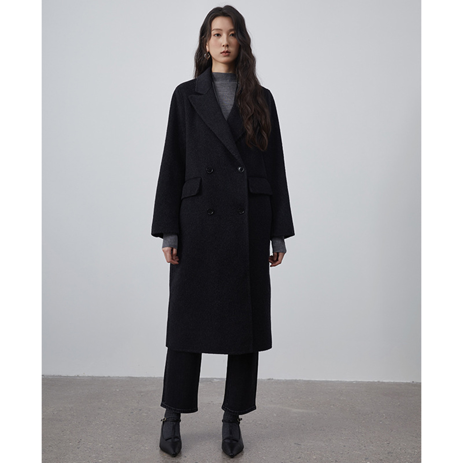 Allingentle Women's Suit Long  - مراجعة Wool Suit Jacket وسعره