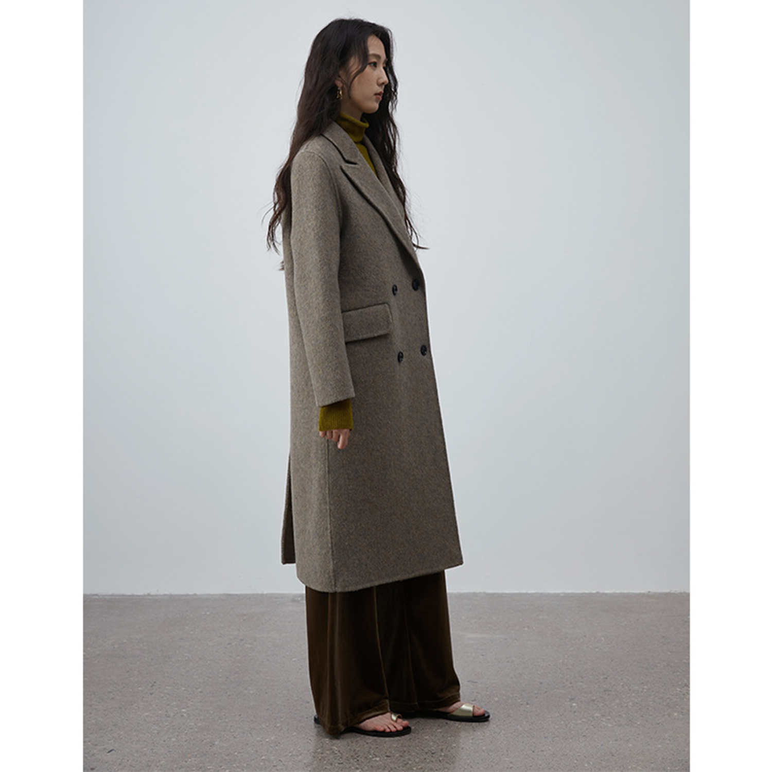 Allingentle Women's Suit Long  - مراجعة Wool Suit Jacket وسعره