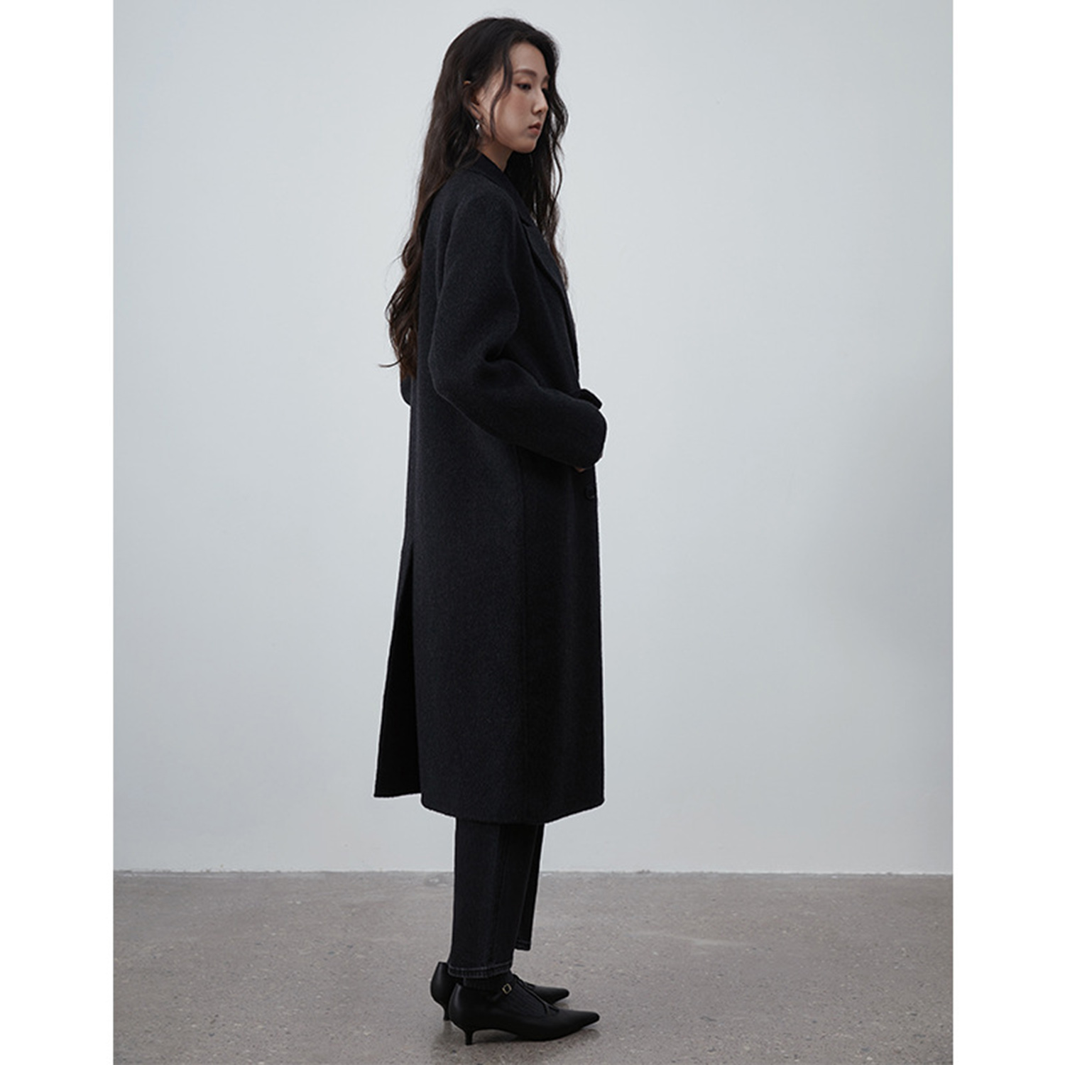 Allingentle Women's Suit Long  - مراجعة Wool Suit Jacket وسعره