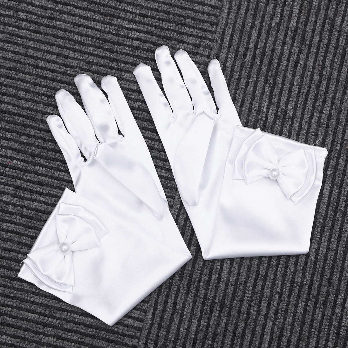1Pair Kids Dress Gloves Flower - مراجعة Formal Glove Leather وسعره
