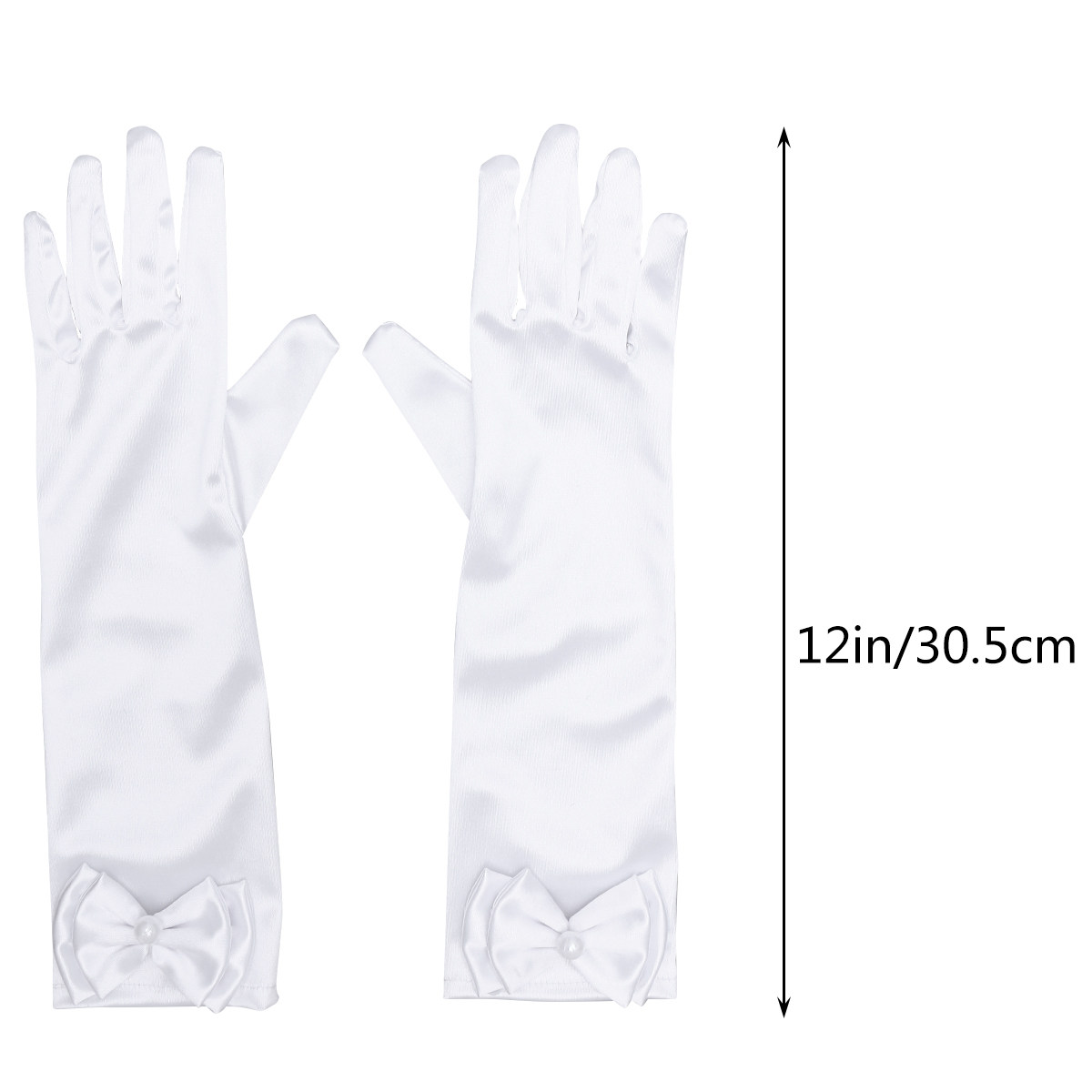1Pair Kids Dress Gloves Flower - مراجعة Formal Glove Leather وسعره