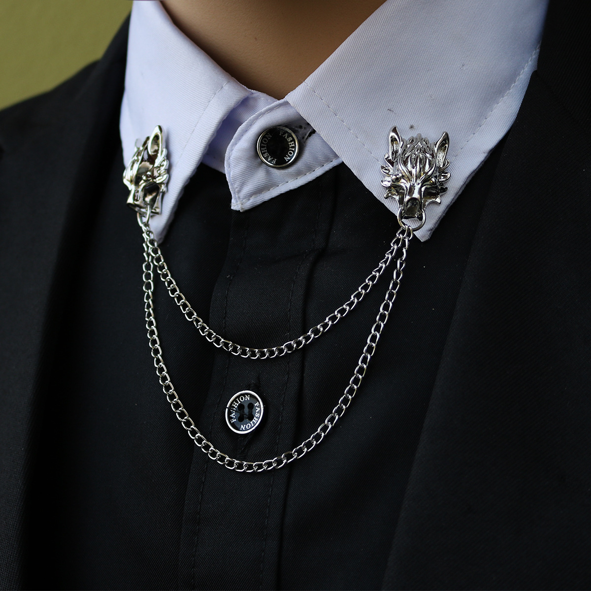 Tassel Chain Brooch Men Suit S - مراجعة Men'S Formal Wear For Graduation وسعره