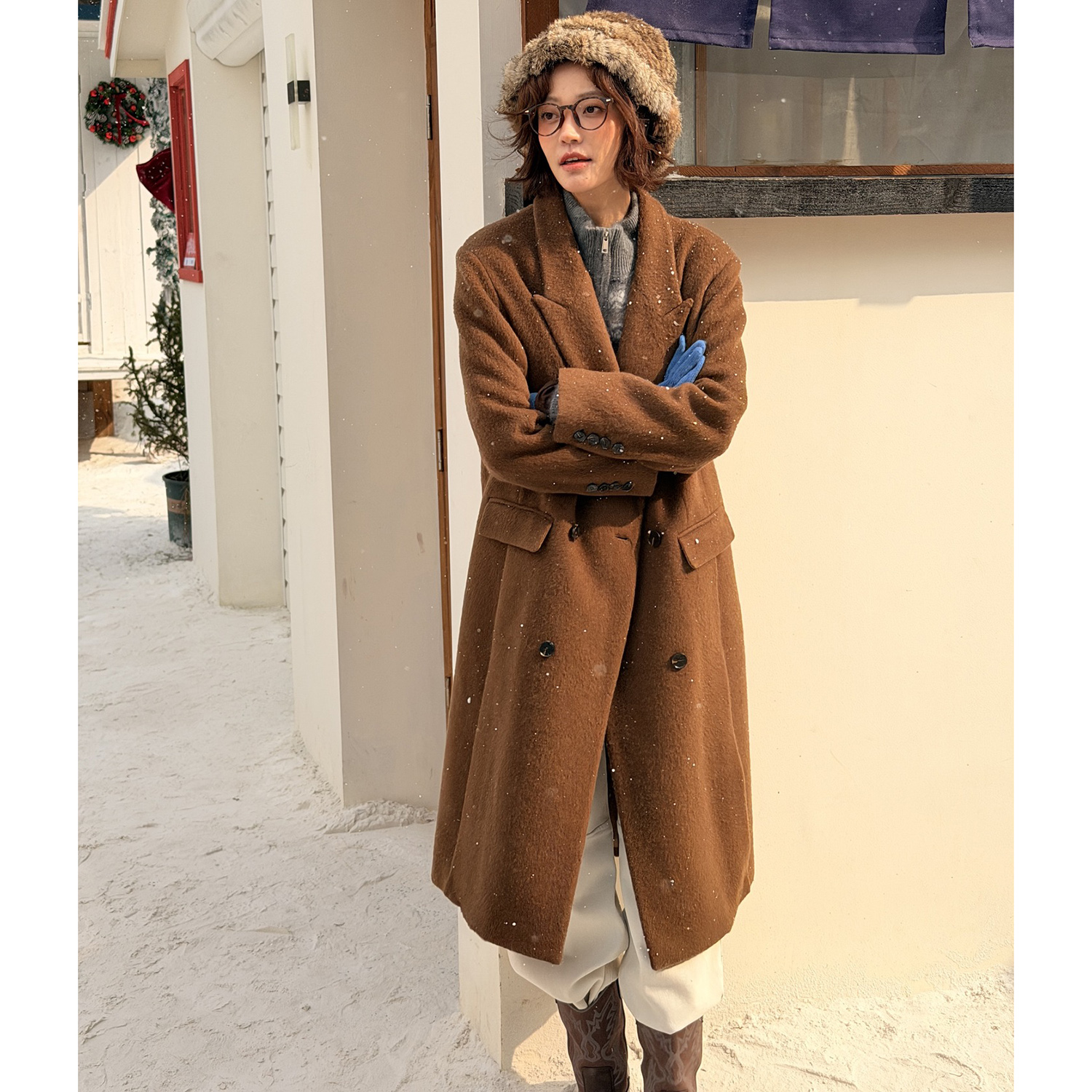 Allingentle Women's Suit Long  - مراجعة Wool Suit Jacket وسعره
